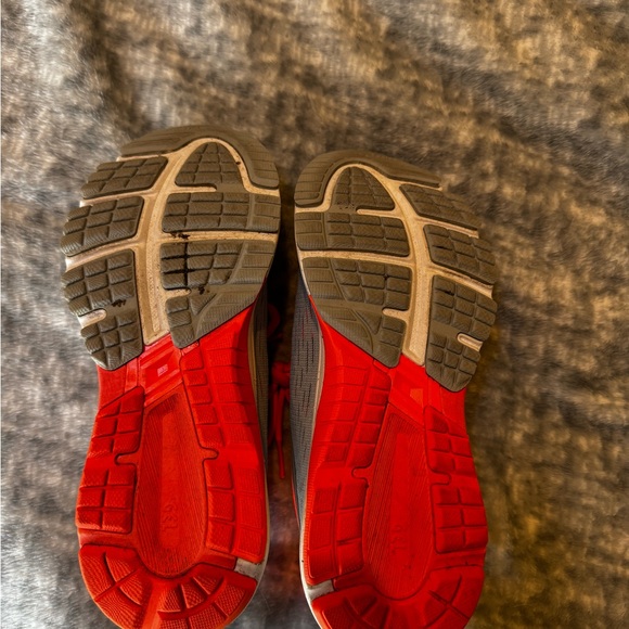 ASICS GT-1000 Gray and Orange Running Shoes - Picture 8 of 9